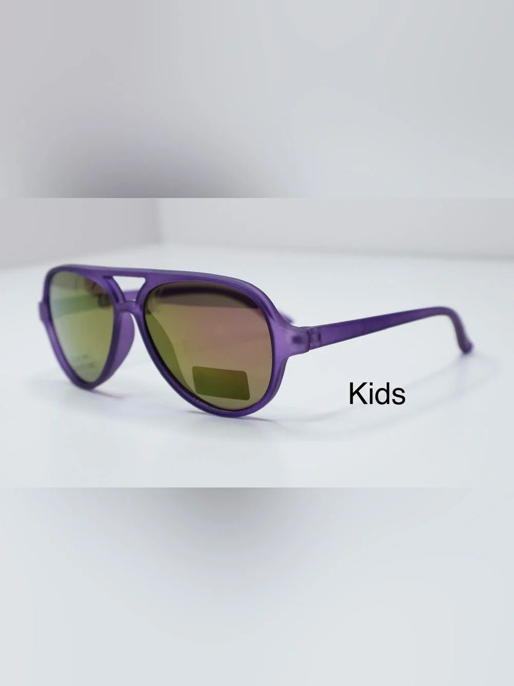 Kids Aviator-Style Sunglasses with Mirrored Lenses -
